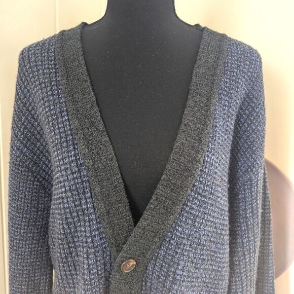 Jantzen Button-up Cardigan Eclectic Grandpa Grannychic Lagenlook 80s Academia M - Picture 3 of 8